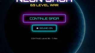 Neon Saga Tic Tac Toe: 69 Level War