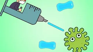 Flying Injection Virus Game
