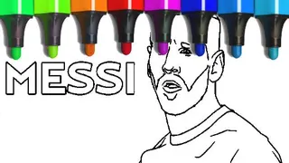Messi Coloring Pages