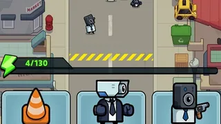 Toilet Fight Police vs Zombie