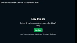 Gem Runner