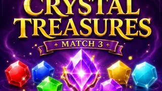 Crystal Treasures: Match 3