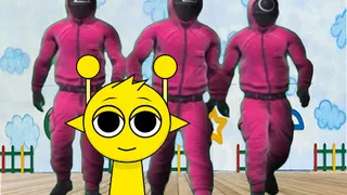 Sprunki in Squid Game Chamber