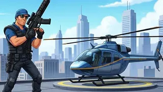 GunShip Shooting Attack Game 3D